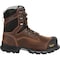 Georgia Boot Rumbler, Men's Composite Toe 8 Inch Work Boot, Black/Brown, 9, M, GB00285 GB00285 - alternate 6
